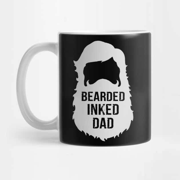 bearded inked dad T-Shirt by Devasil